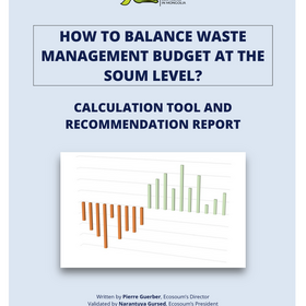 HOW TO BALANCE WASTE MANAGEMENT BUDGET AT THE SOUM LEVEL?