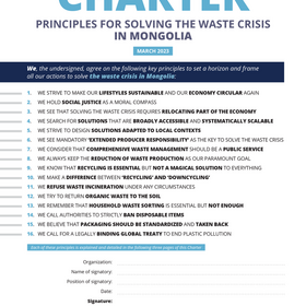 'End Waste' Charter
